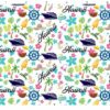 Hawaii Fabric 2 Wrist Wallet