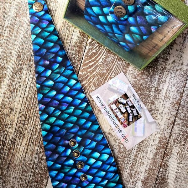 Mermaid Scales Theme Adult Wrist Wallet
