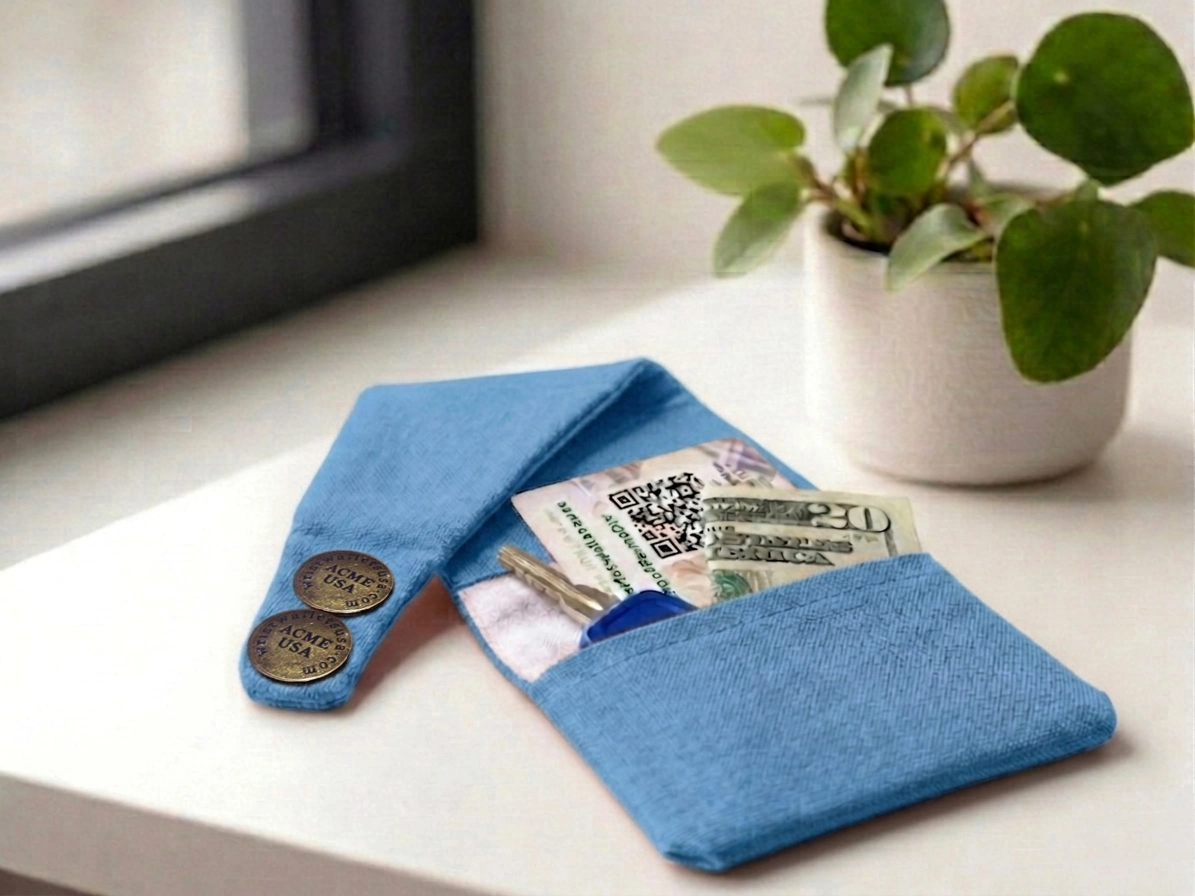 Blue Wrist Wallet AMB90