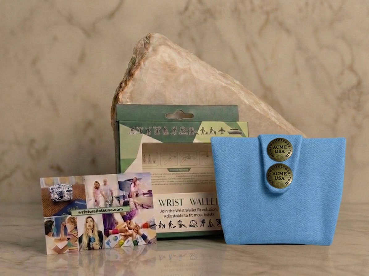 Blue Wrist Wallet AMB90