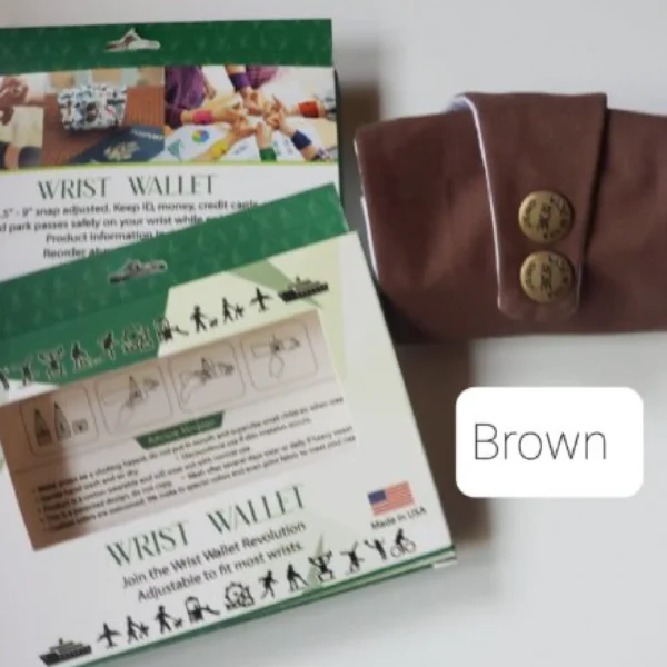 Brown Wrist Wallet AMB15