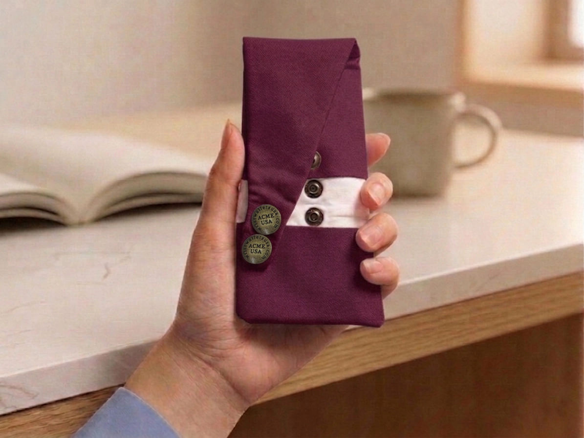 Dark Brick Adult Wrist Wallet AMB52