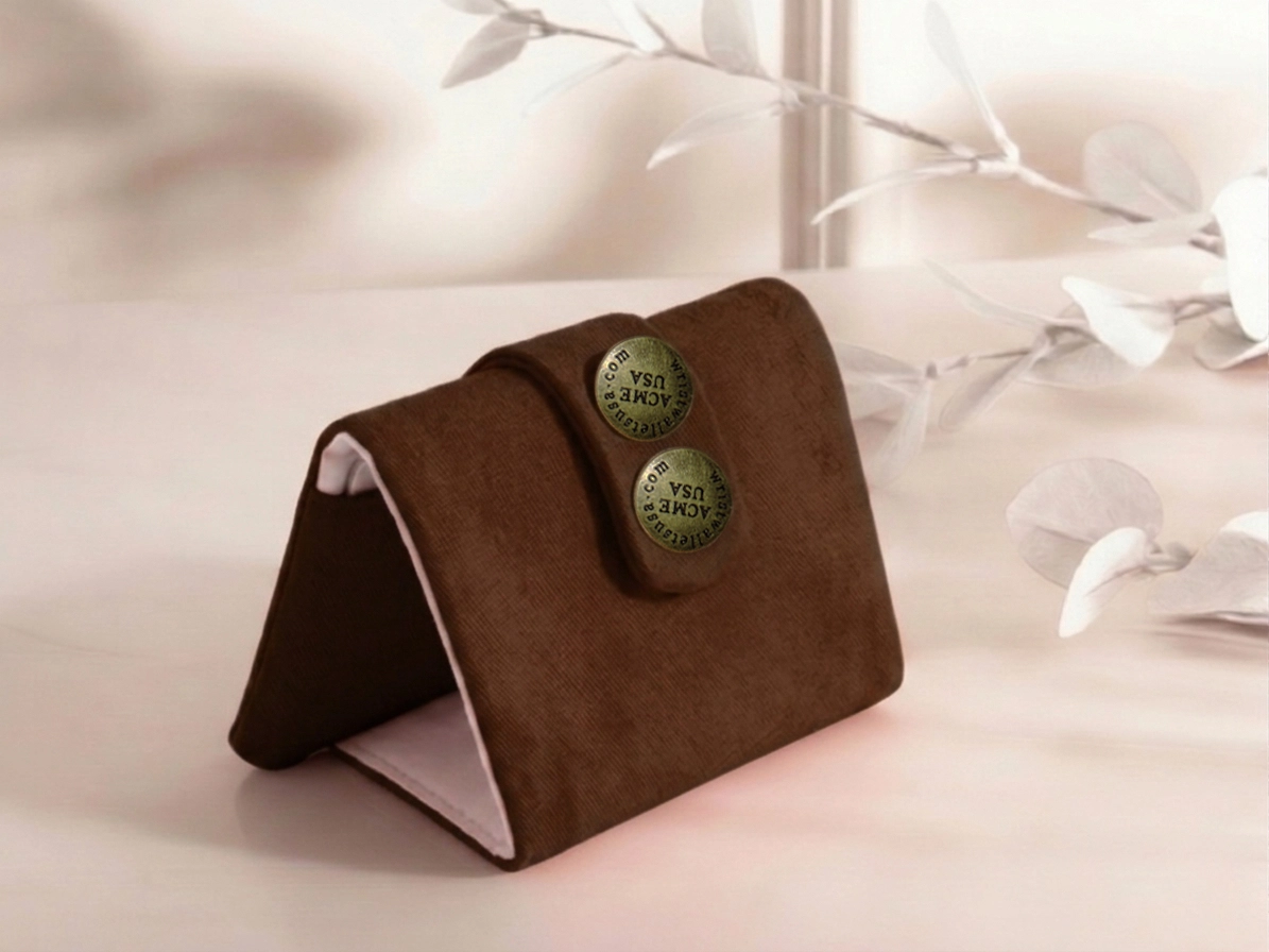 Dark Brown - AMB16 - 1 Dark Brown Wrist Wallet AMB16