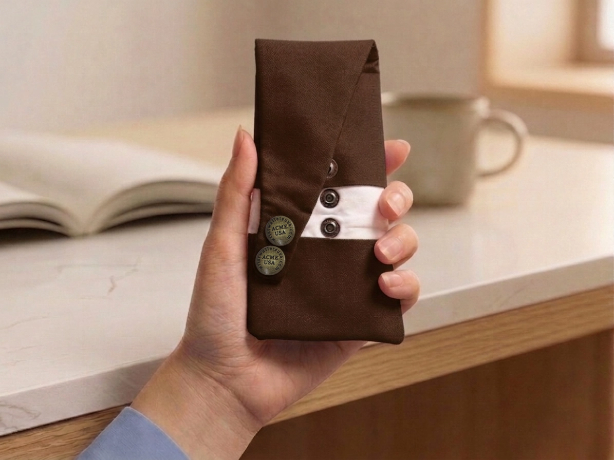 Dark Brown Wrist Wallet AMB16
