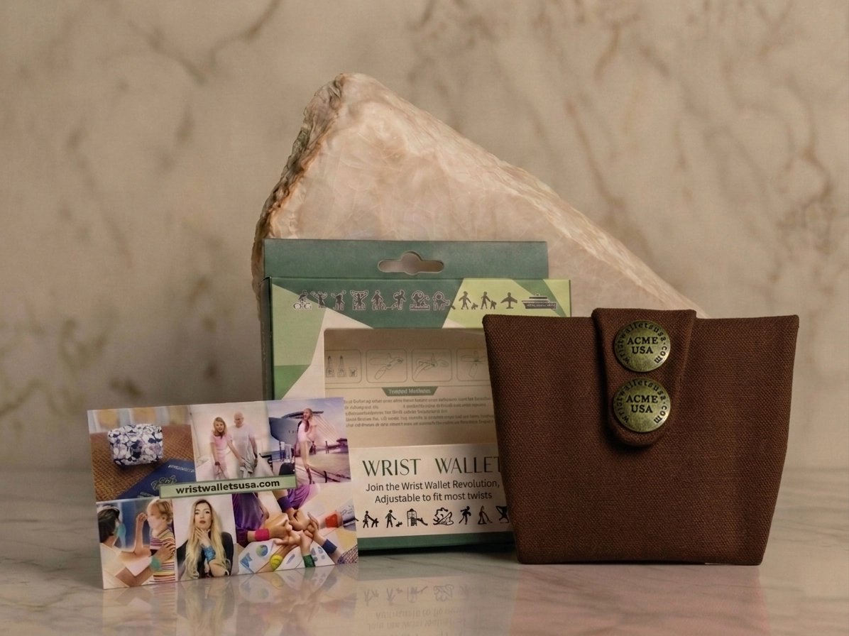 Dark Brown Wrist Wallet AMB16
