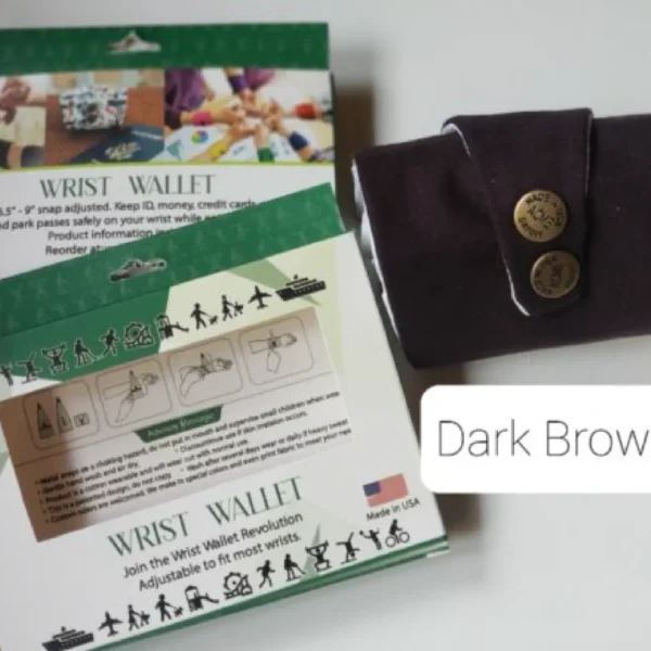 Dark Brown Wrist Wallet AMB16