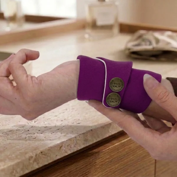Dark Eggplant Wrist Wallet AMB46