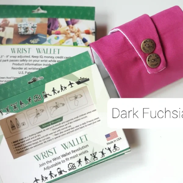 Dark Fuchsia Wrist Wallet AMB78