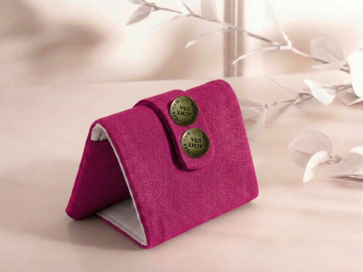 Dark Raspberry Wrist Wallet AMB75 - 1 Dark Raspberry Wrist Wallet AMB75