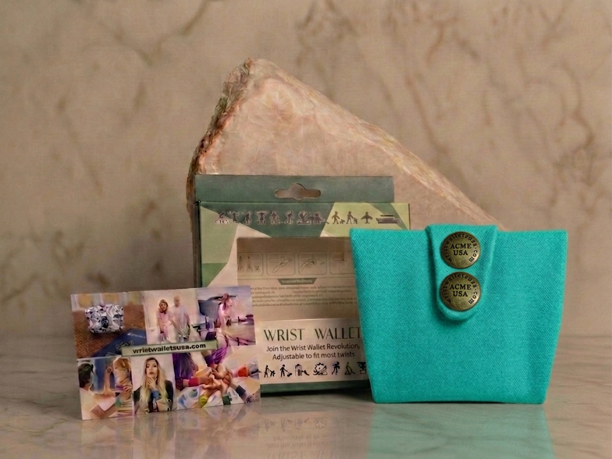 Dark Turquoise Wrist Wallet AMB102