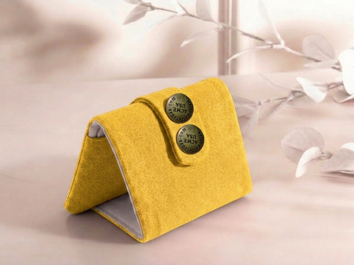 Dark Yellow Wrist Wallet AMB10 - 1 Dark Yellow Wrist Wallet AMB10