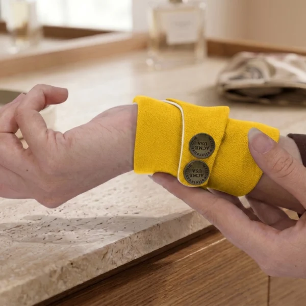 Dark Yellow Wrist Wallet AMB10