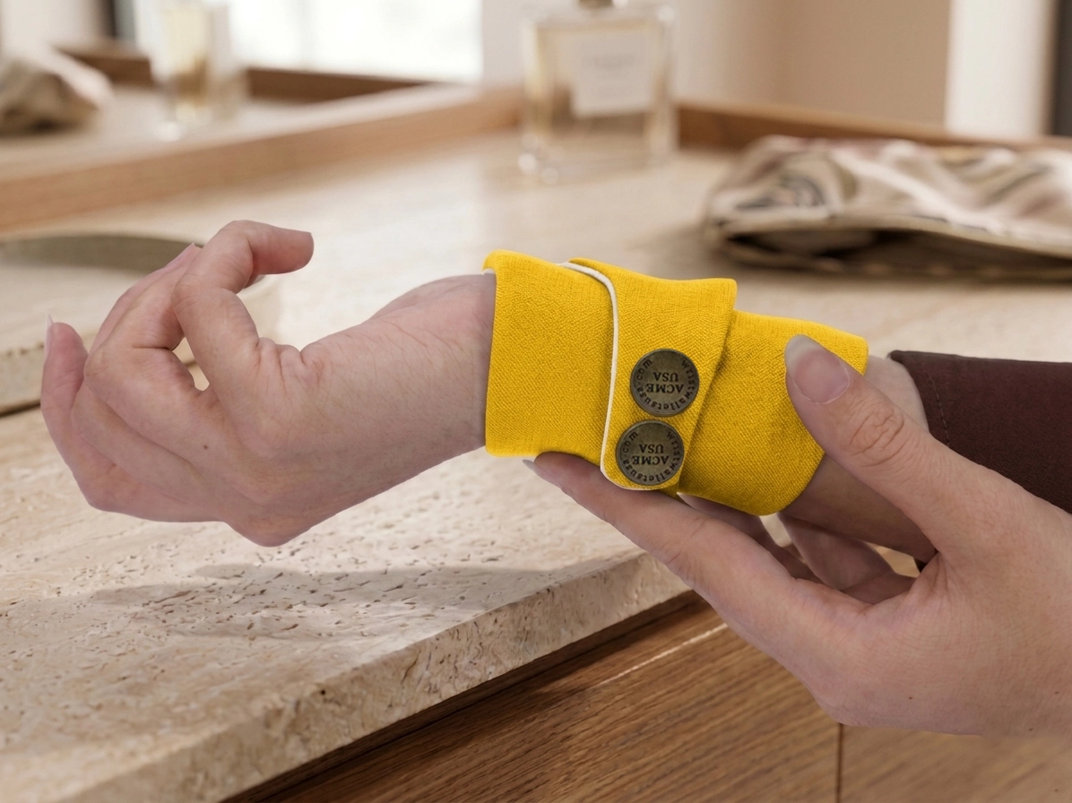 Dark Yellow Wrist Wallet AMB10