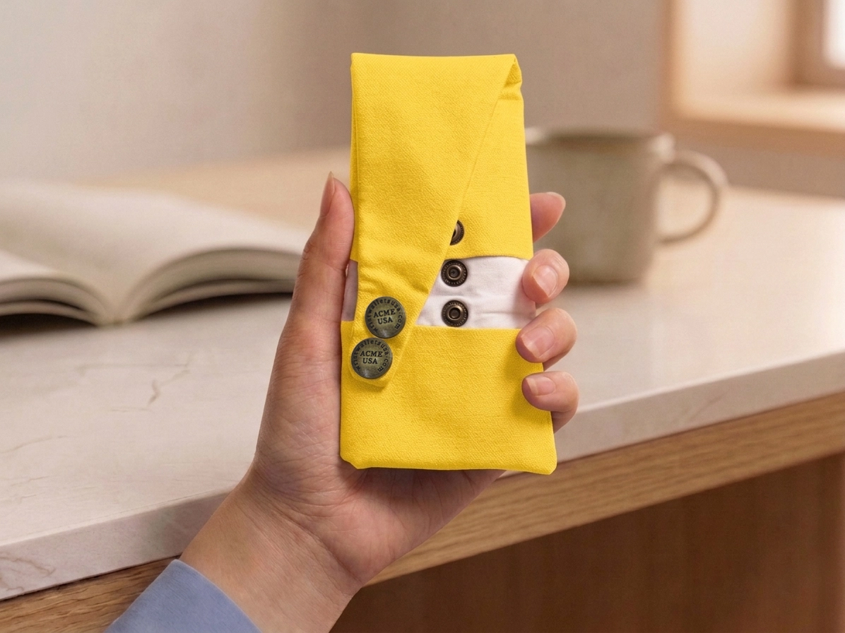 Dark Yellow Wrist Wallet AMB10