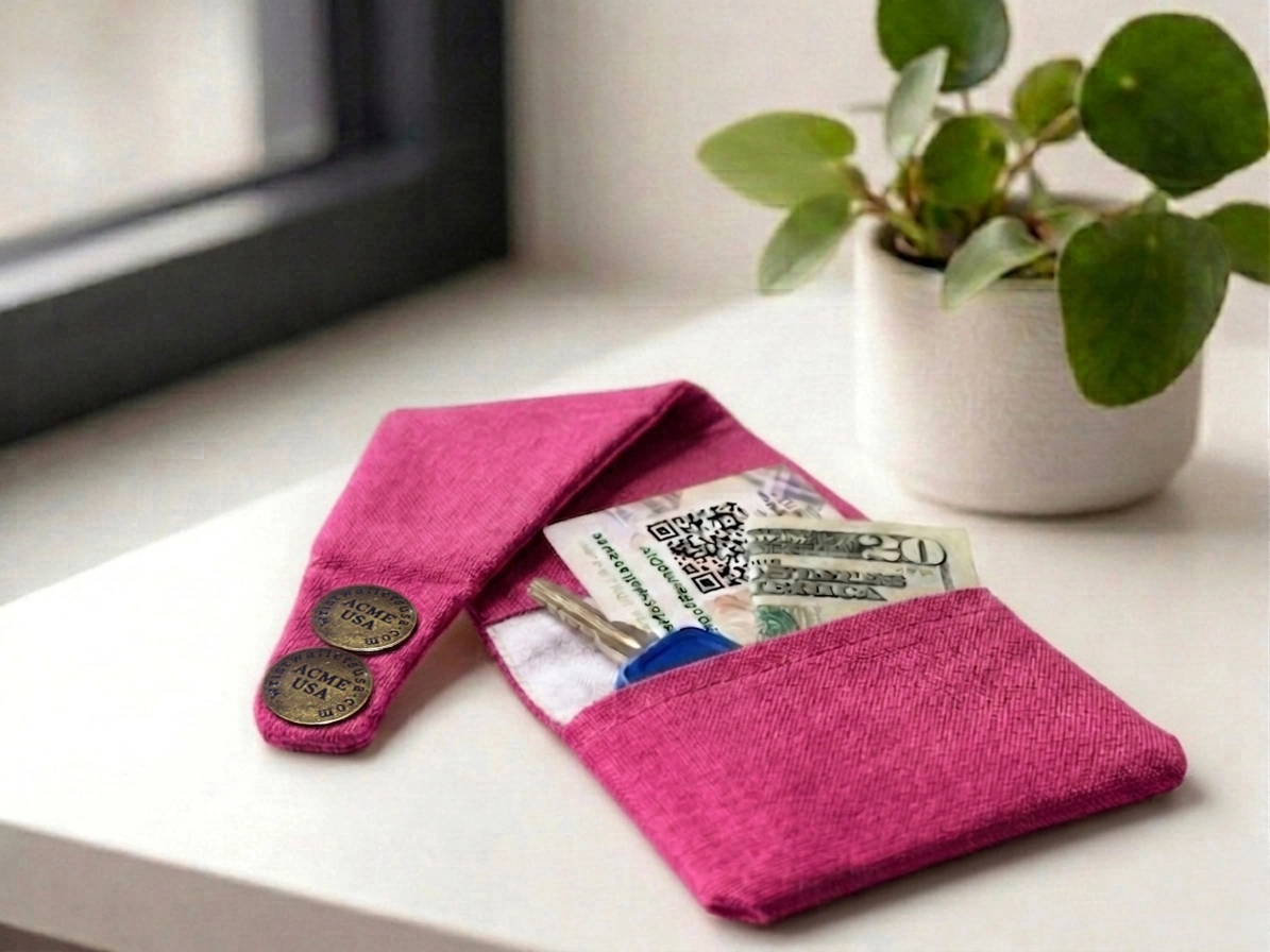 Fuchsia Wrist Wallet AMB77