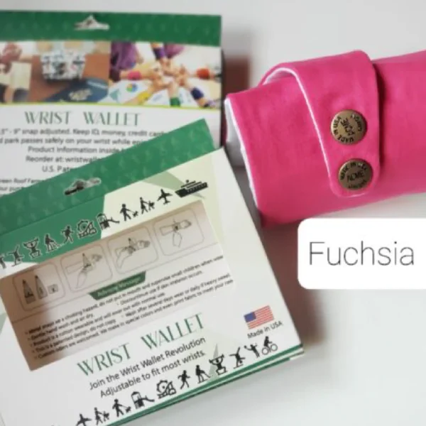Fuchsia Wrist Wallet AMB77