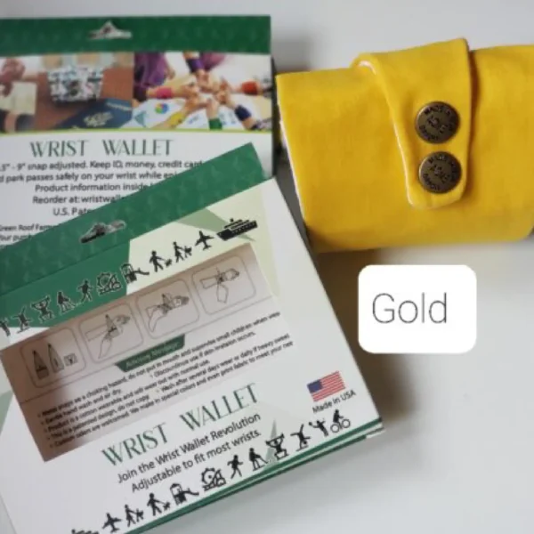 Gold Wrist Wallet AMB68