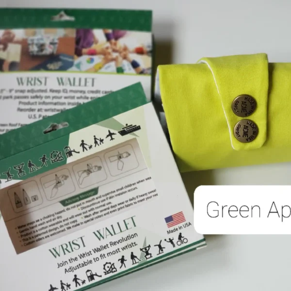 Green Apple Wrist Wallet AMB127