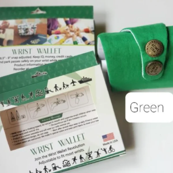 Green Wrist Wallet AMB21