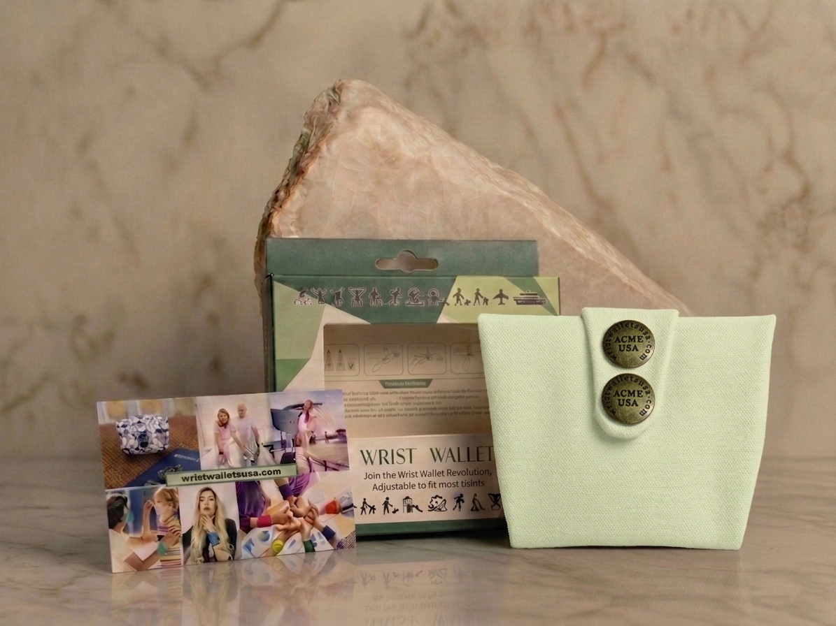 Khaki Wrist Wallet AMB12