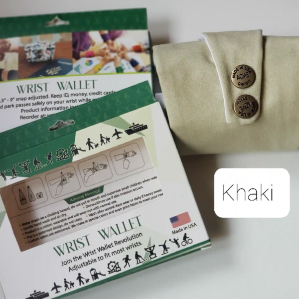Khaki Wrist Wallet AMB12