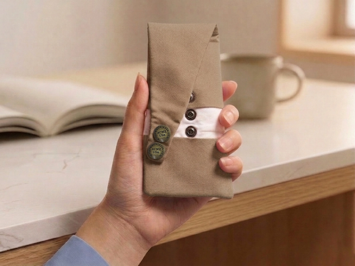 Light Caramel Wrist Wallet AMB64