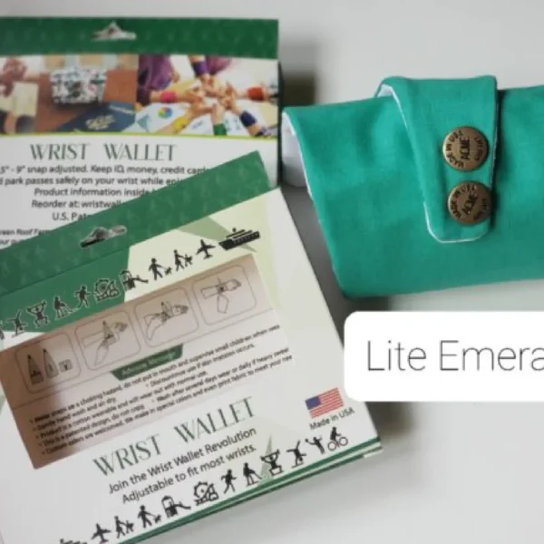 Light Emerald Wrist Wallet AMB106