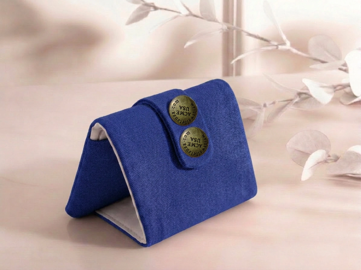 Light Navy Blue Wrist Wallet AMB93 - 1 Light Navy Blue Wrist Wallet AMB93