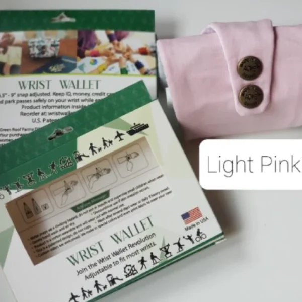 Light Pink Wrist Wallet AMB41