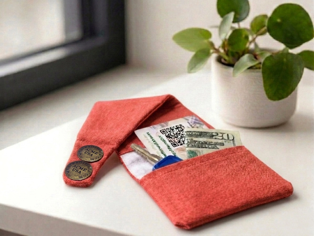 Light Tomato Wrist Wallet AMB79