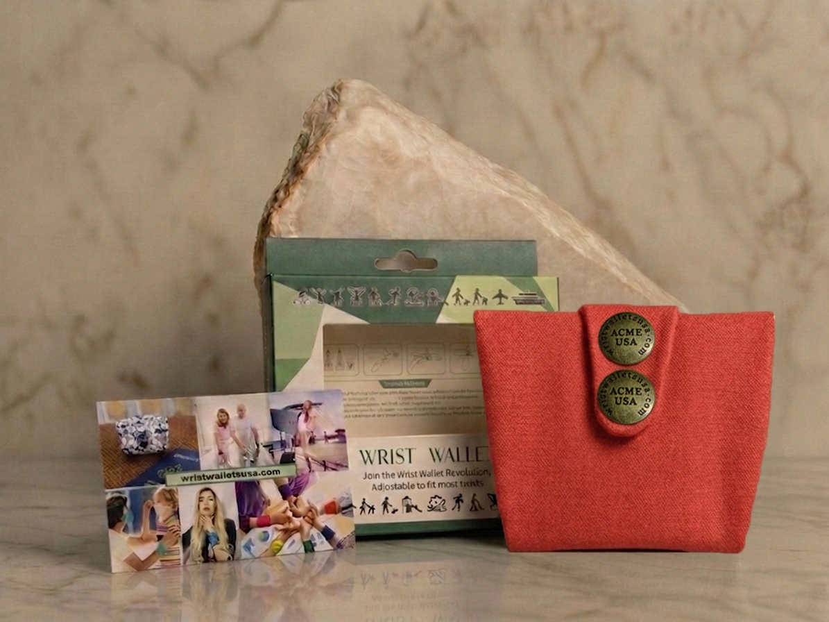 Light Tomato Wrist Wallet AMB79