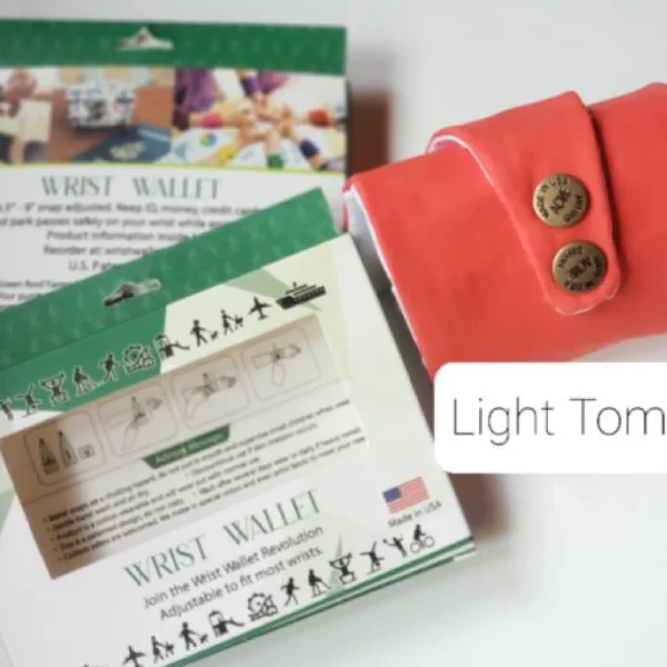 Light Tomato Wrist Wallet AMB79