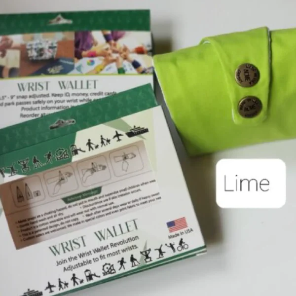 Lime Wrist Wallet AMB18