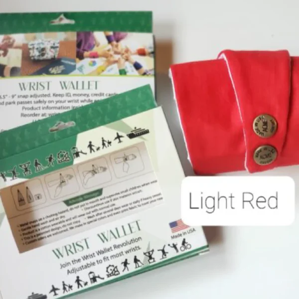 Lite Red Wrist Wallet AMB4