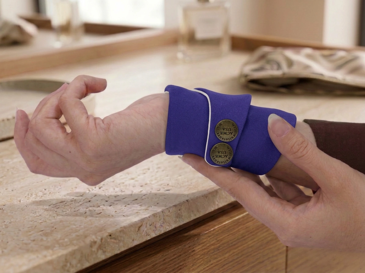 Purple Wrist Wallet AMB27