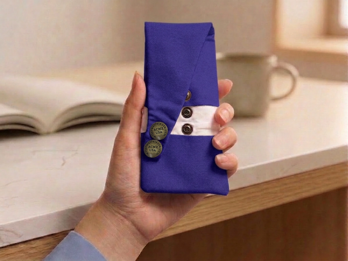 Purple Wrist Wallet AMB27
