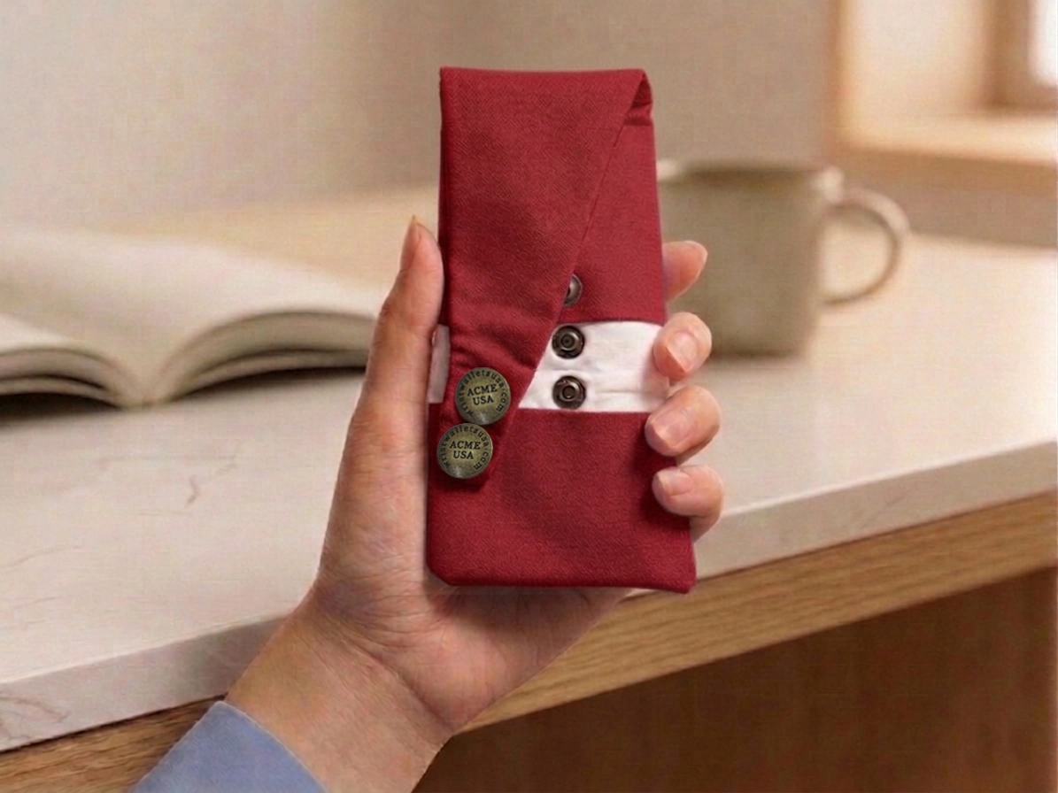 Red Wrist Wallet AMB82