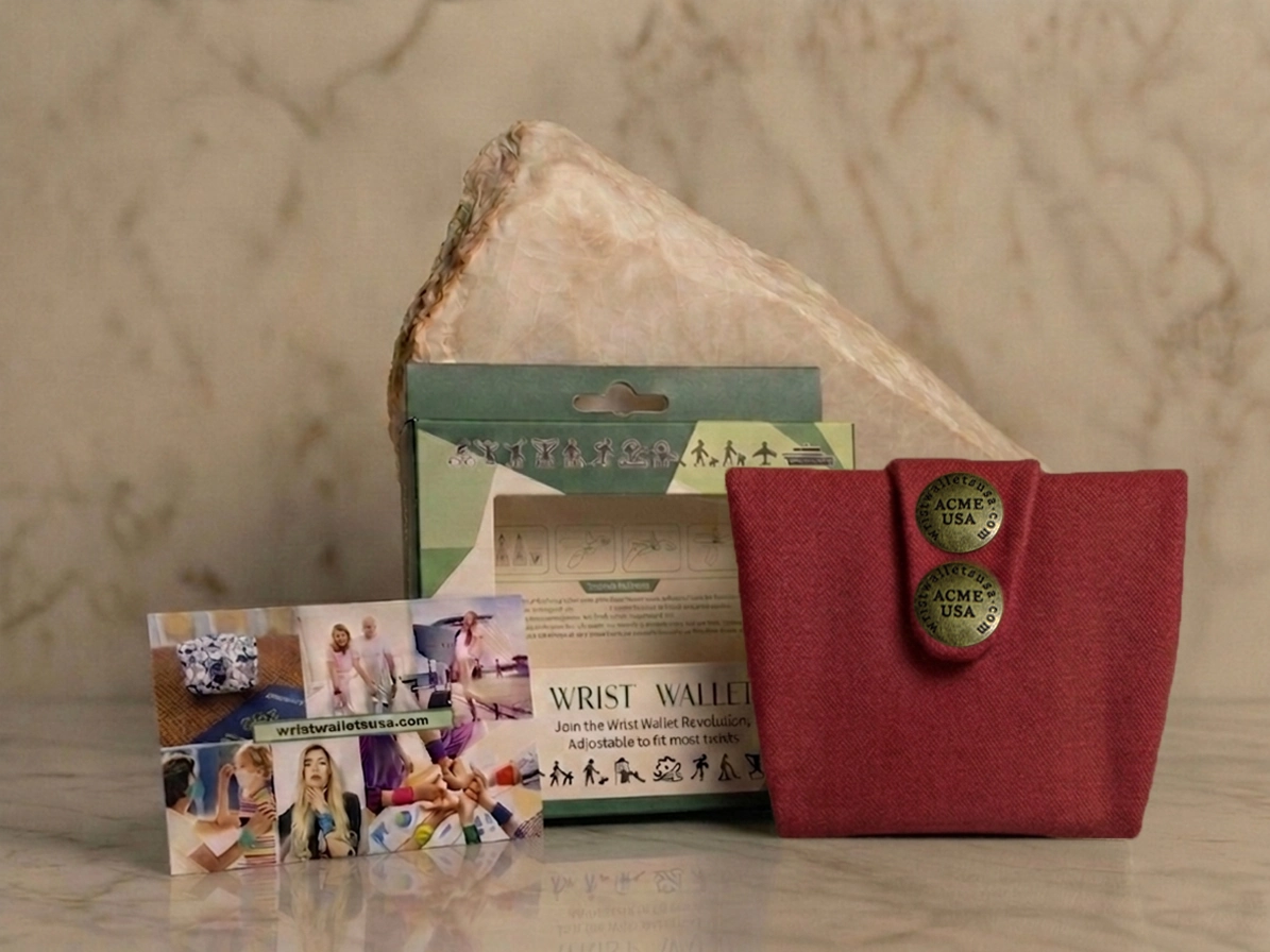 Red Wrist Wallet AMB82