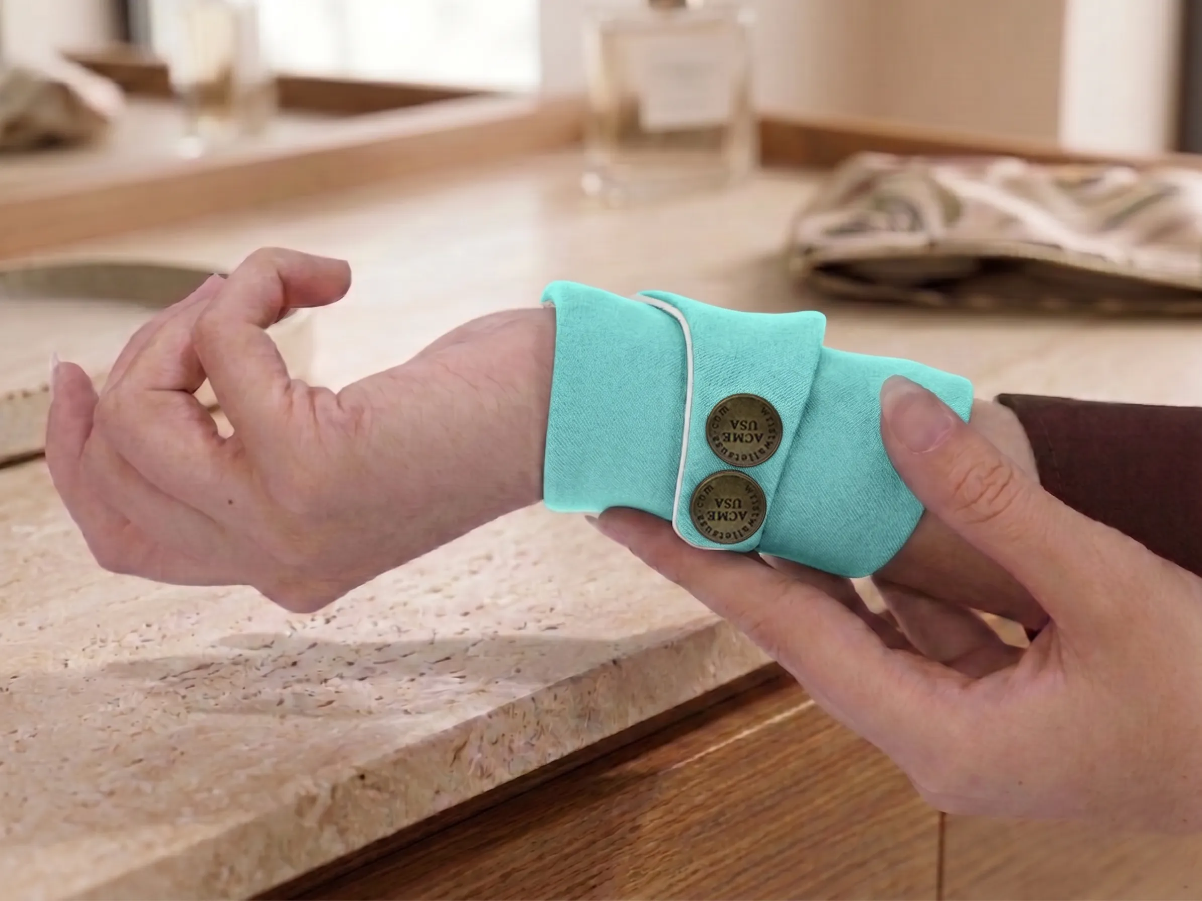 Turquoise Wrist Wallet AMB101