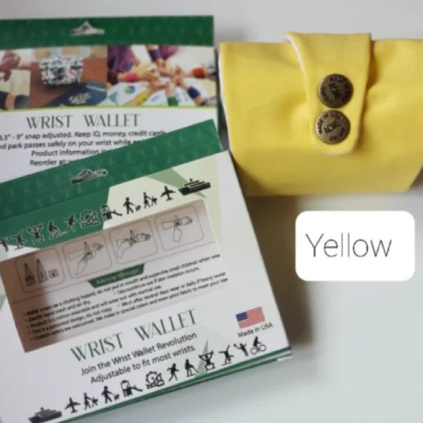 Yellow Wrist Wallet AMB9