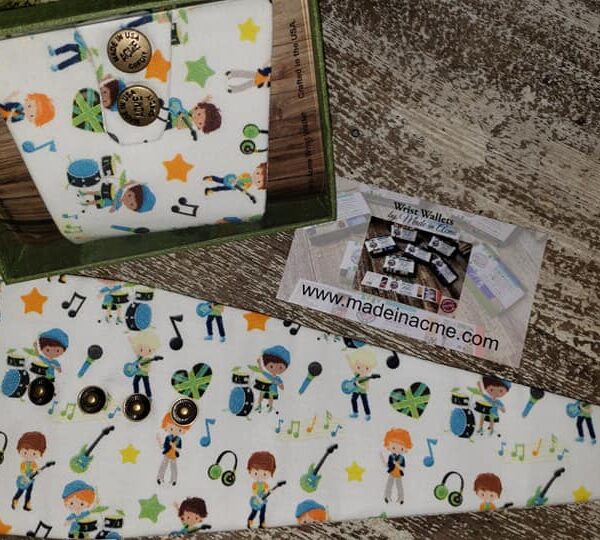 Kiddos in Boy Band  Wrist Wallet