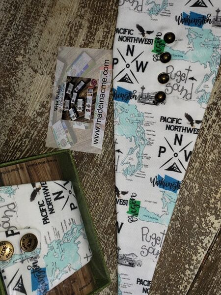 Pacific Northwest Theme Wrist Wallet