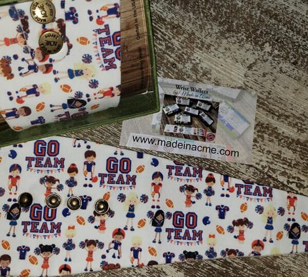 Kiddos Cheer leading and Football Wrist Wallets