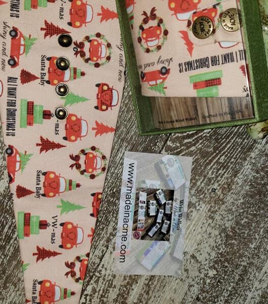 holiday VW Bus Bug Wrist Wallet