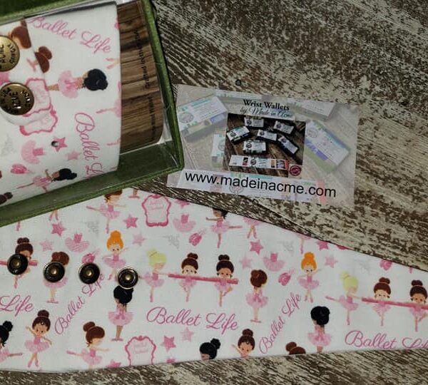 Ballerina Ballet Girl Wrist Wallet