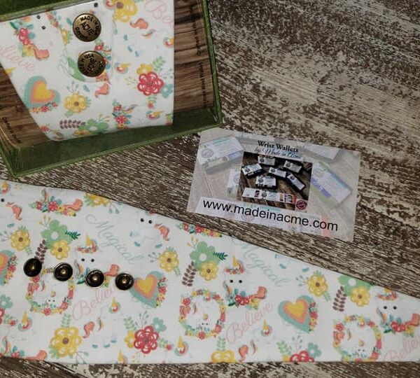 Unicorn  Magical Believe Wrist Wallet