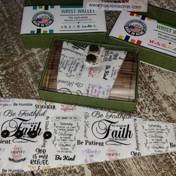 Bible Sayings Wrist Wallet