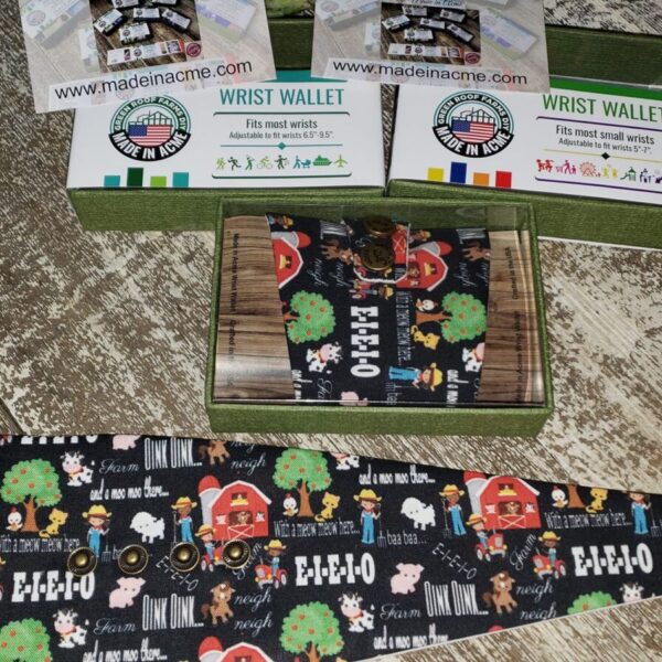 Farm Animal Wrist Wallet