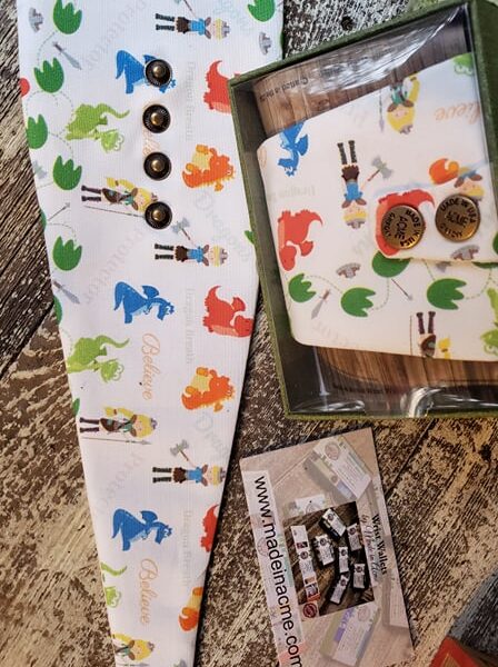 Dragon and Viking Kiddos Wrist Wallet