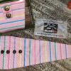 Pink Rainbow Stripe Wrist Wallet